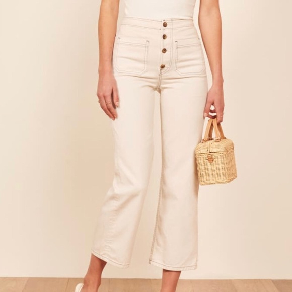 Reformation Denim - Ivory jeans